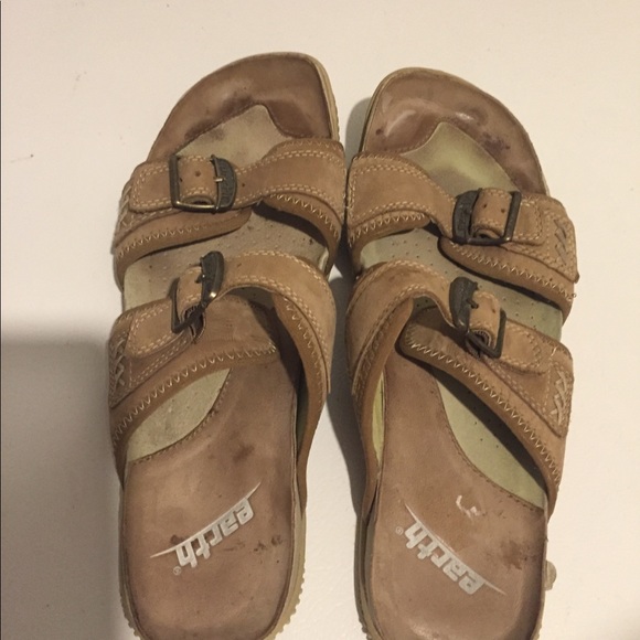 earth leather sandals